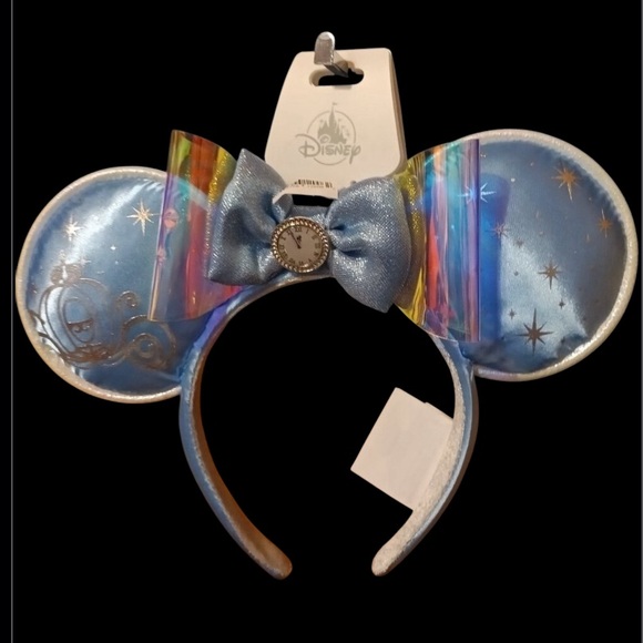 Disney Parks Cinderella Horse & Carriage Minnie Mouse Ears NWT